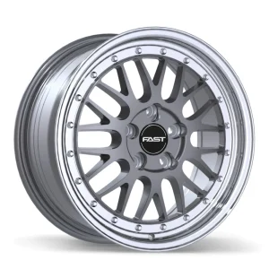 Fast Wheels – FR01 – Gunmetal – 17″x8″ 35mm – All weather Wheels – FR01-1780-80MP+35C726